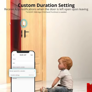 Sonoff SNZB-04P Window Door Zigbee for Wellink Smart Home Security Zbbridge Required Work with Alexa Home