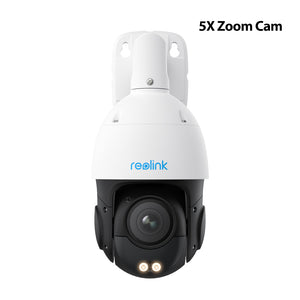 REOLINK 4K 8MP Dome PoE Security Camera 5X 3D Optical Zoom Pan & Tilt Auto Tracking Smart Detection 8MP Onvif Outdoor IP Camera