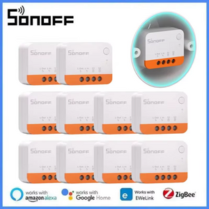 1/10pcs SONOFF Extreme Zigbee Smart Switch ZBMINI-L2 No Neutral Required 2-Way Switch Work With Alexa ZHA MQTT Smartthings HUB